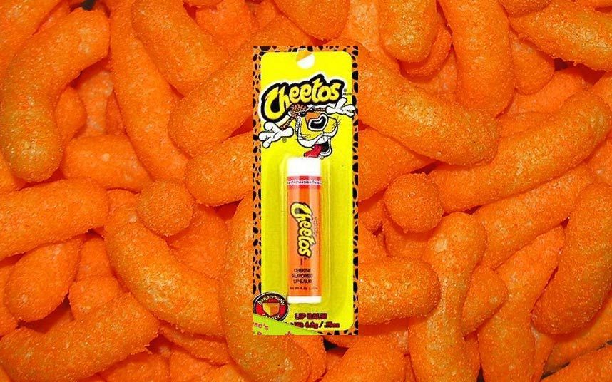 Nesta imagem podemos ver uma extensão de marca da Cheetos.