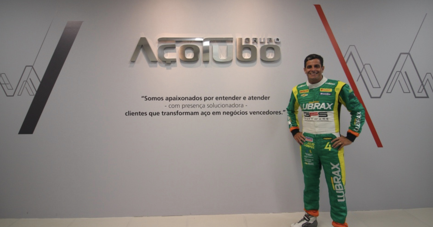 Grupo Açotubo oficializa patrocínio de piloto da Stock Car. 