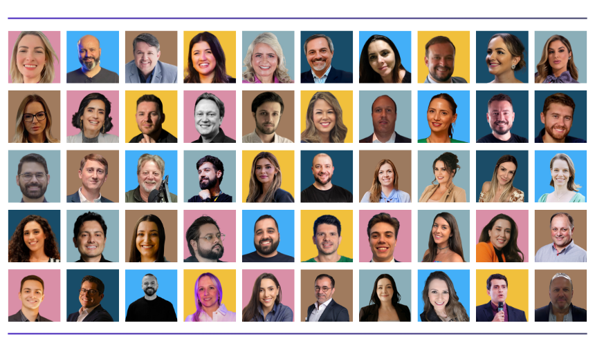 Os protagonistas do Top 50 Líderes de Marketing de SC 2025. Imagem: Reprodução/Redes Sociais