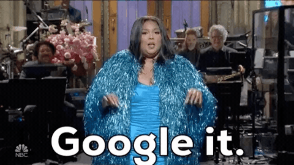 Meme do SNL com a frase "Google it", ilustrando a retomada da Google como marca mais valiosa do mundo em 2026, superando a Apple.