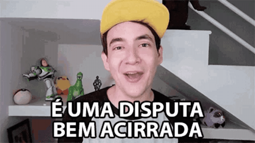 Meme com a frase "É uma disputa bem acirrada", ilustrando a competitividade e o rigor dos critérios da Kantar para o ranking de marcas